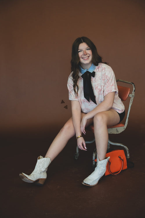 Billy Blush Top (Crop Top)