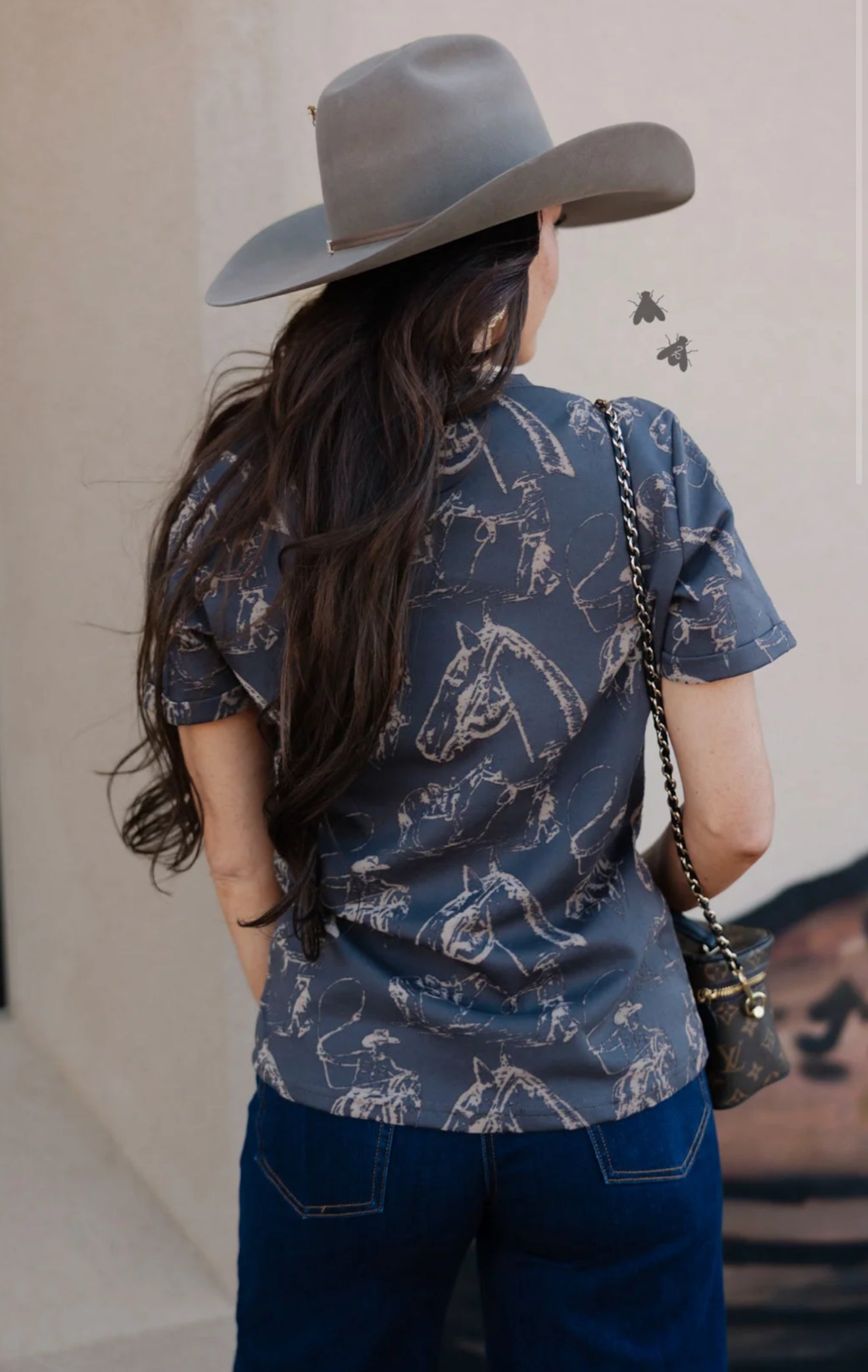 Doodle Dos T Western Print Shirt | Stylish Horse Design Streetwear